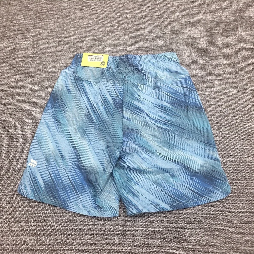 Boys' Woven Drawstring UV Protection Shorts - All in Motion Blue Size Small 6/7